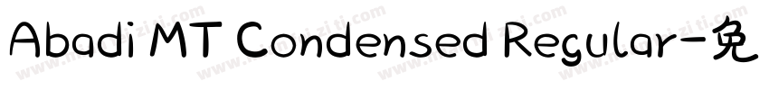 Abadi MT Condensed Regular字体转换